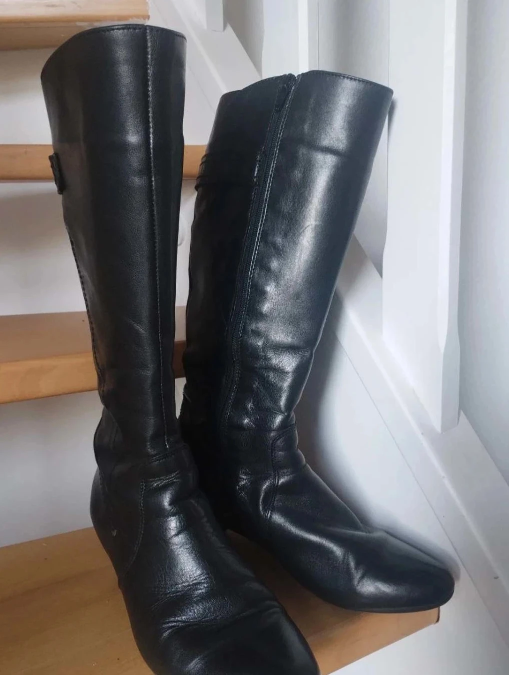 Zwarte hakkenlaarzen, Bata, P37 – photo 2